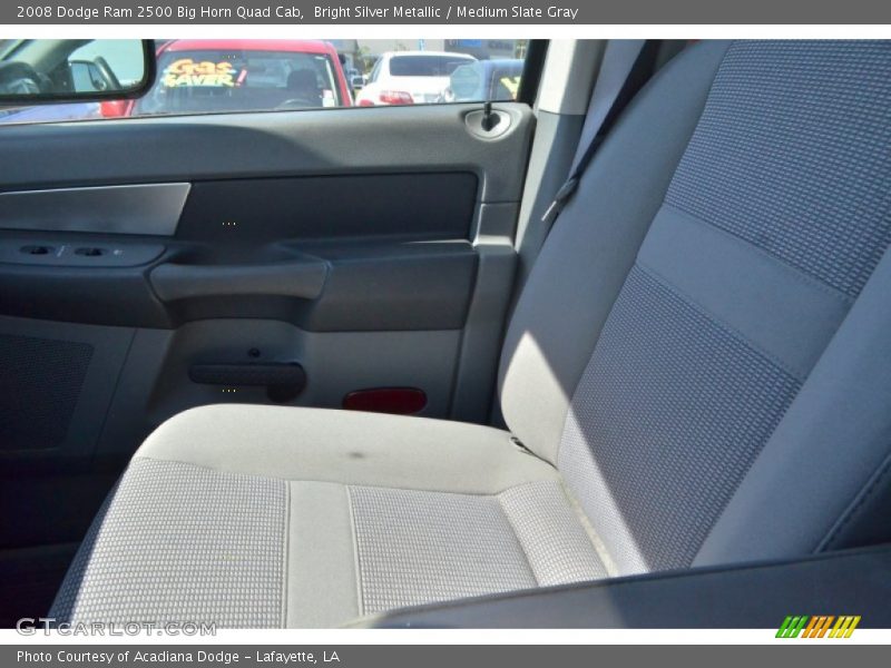 Bright Silver Metallic / Medium Slate Gray 2008 Dodge Ram 2500 Big Horn Quad Cab