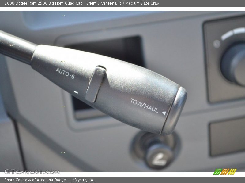 Bright Silver Metallic / Medium Slate Gray 2008 Dodge Ram 2500 Big Horn Quad Cab