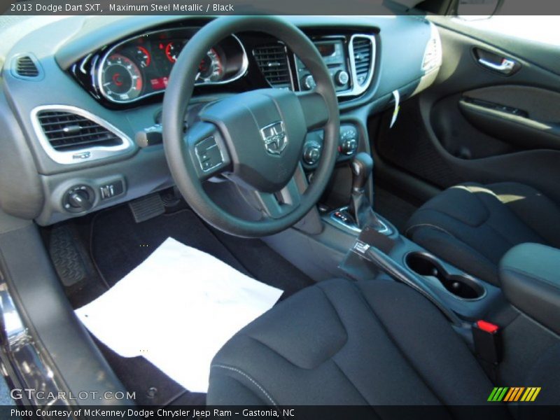 Black Interior - 2013 Dart SXT 