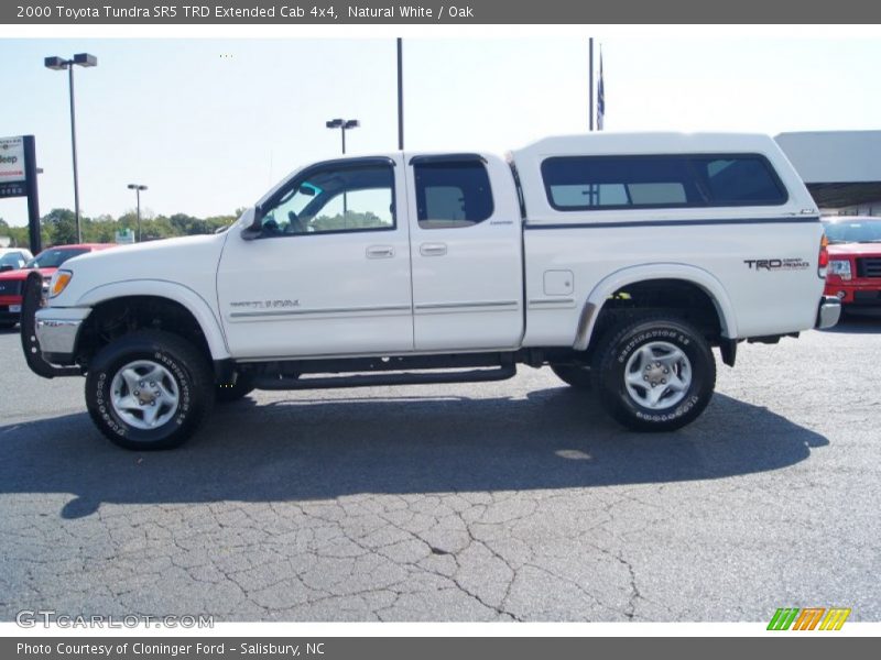Natural White / Oak 2000 Toyota Tundra SR5 TRD Extended Cab 4x4