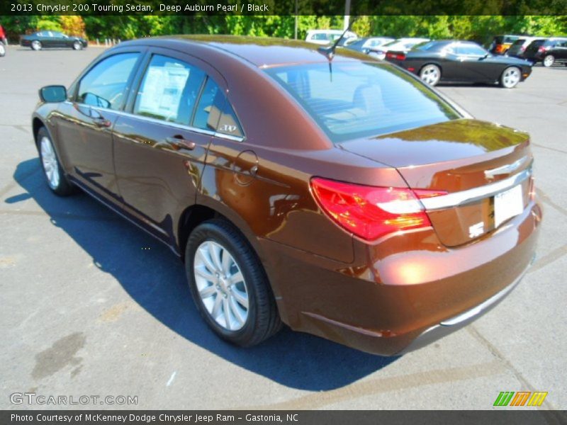 Deep Auburn Pearl / Black 2013 Chrysler 200 Touring Sedan