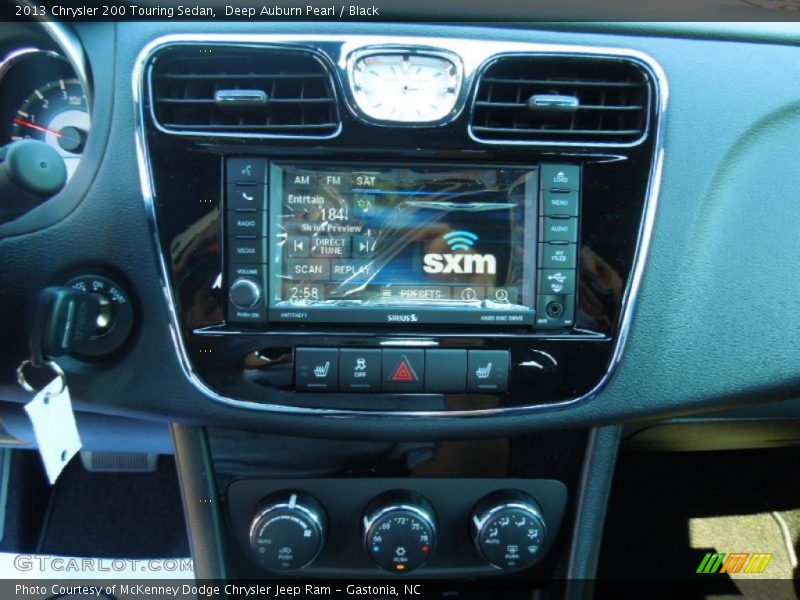 Deep Auburn Pearl / Black 2013 Chrysler 200 Touring Sedan