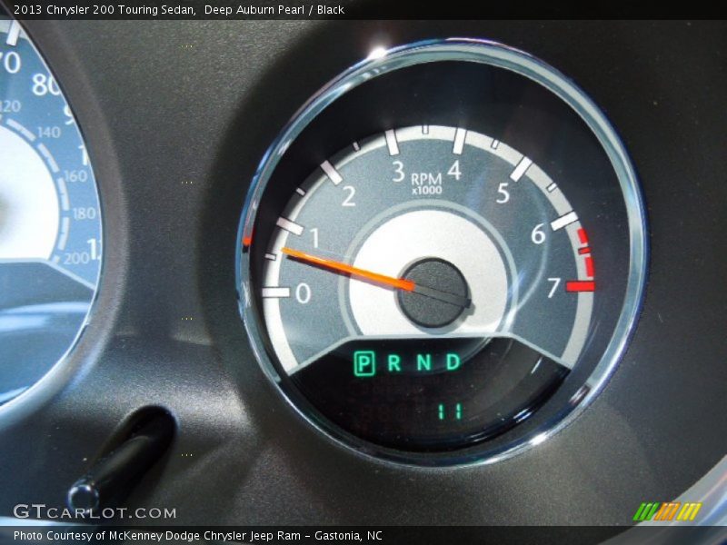 Deep Auburn Pearl / Black 2013 Chrysler 200 Touring Sedan