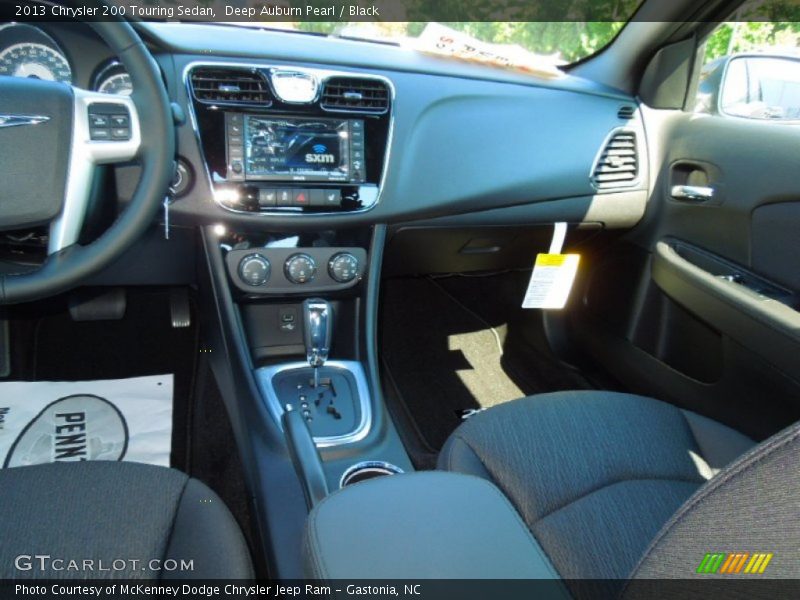 Deep Auburn Pearl / Black 2013 Chrysler 200 Touring Sedan