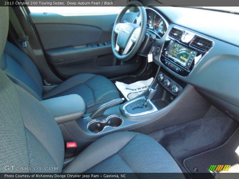 Deep Auburn Pearl / Black 2013 Chrysler 200 Touring Sedan