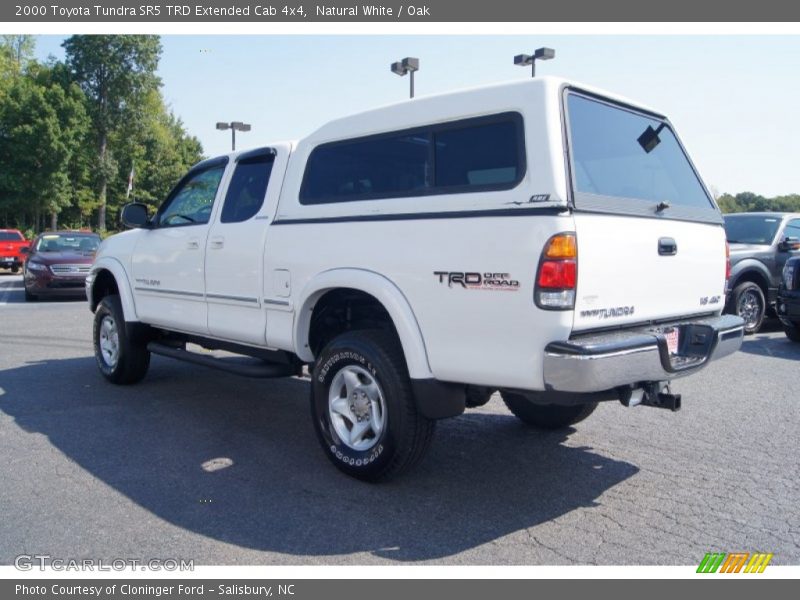 Natural White / Oak 2000 Toyota Tundra SR5 TRD Extended Cab 4x4