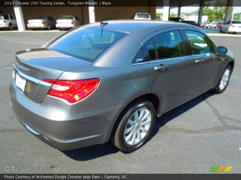 Tungsten Metallic / Black 2013 Chrysler 200 Touring Sedan