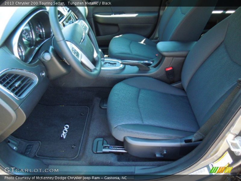 Tungsten Metallic / Black 2013 Chrysler 200 Touring Sedan