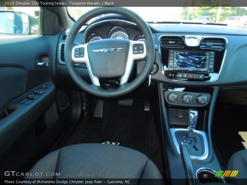 Tungsten Metallic / Black 2013 Chrysler 200 Touring Sedan