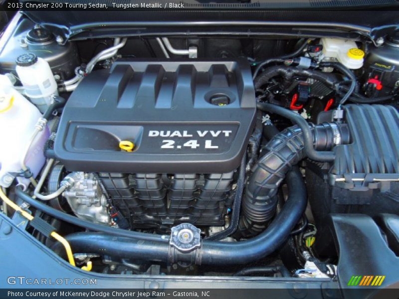 Tungsten Metallic / Black 2013 Chrysler 200 Touring Sedan