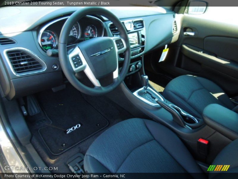 Tungsten Metallic / Black 2013 Chrysler 200 Touring Sedan