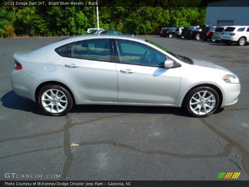 Bright Silver Metallic / Black 2013 Dodge Dart SXT