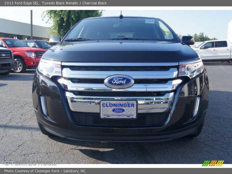 Tuxedo Black Metallic / Charcoal Black 2013 Ford Edge SEL