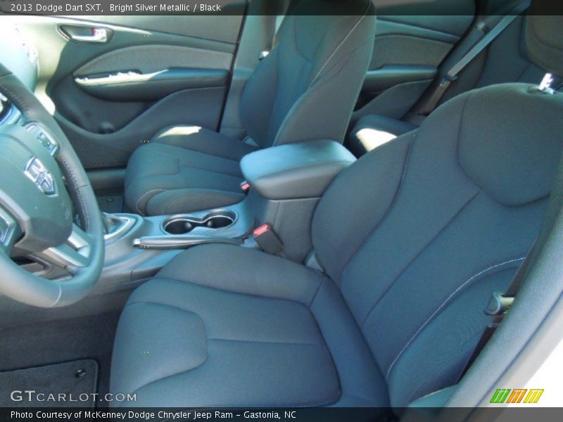 Bright Silver Metallic / Black 2013 Dodge Dart SXT