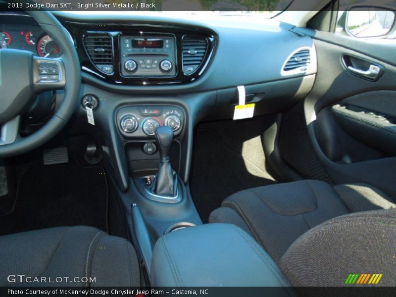 Bright Silver Metallic / Black 2013 Dodge Dart SXT
