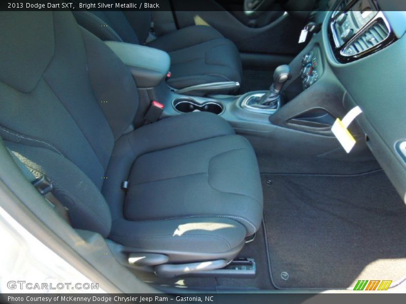 Bright Silver Metallic / Black 2013 Dodge Dart SXT