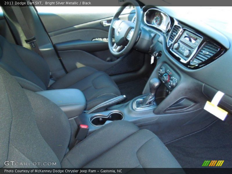 Bright Silver Metallic / Black 2013 Dodge Dart SXT