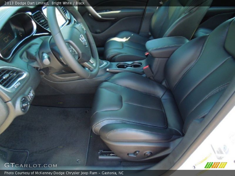  2013 Dart Limited Black Interior