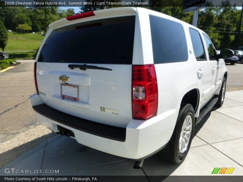 Summit White / Light Titanium/Dark Titanium 2008 Chevrolet Tahoe Hybrid 4x4