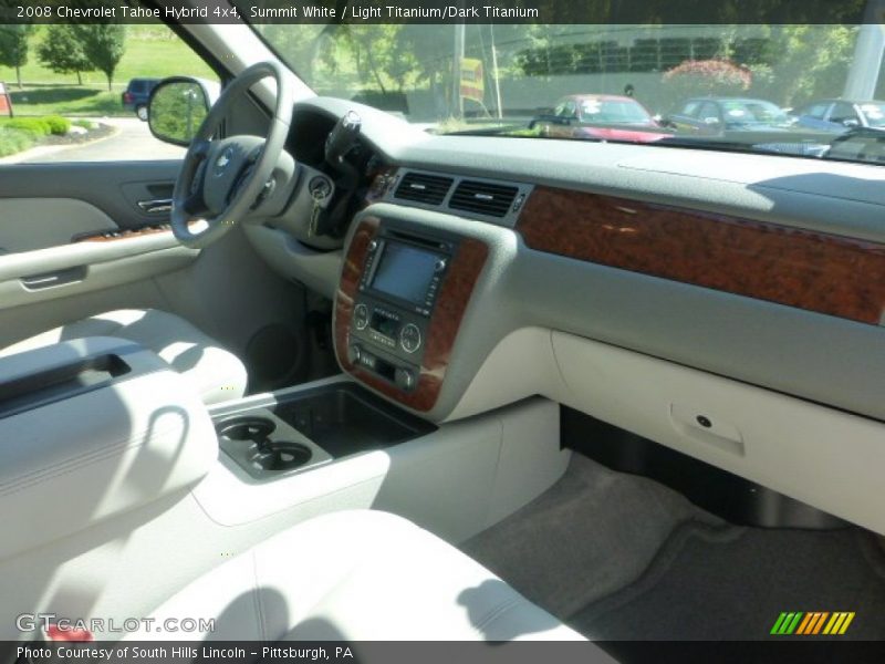 Summit White / Light Titanium/Dark Titanium 2008 Chevrolet Tahoe Hybrid 4x4