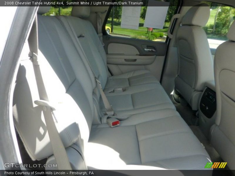 Summit White / Light Titanium/Dark Titanium 2008 Chevrolet Tahoe Hybrid 4x4
