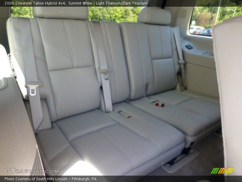 Summit White / Light Titanium/Dark Titanium 2008 Chevrolet Tahoe Hybrid 4x4