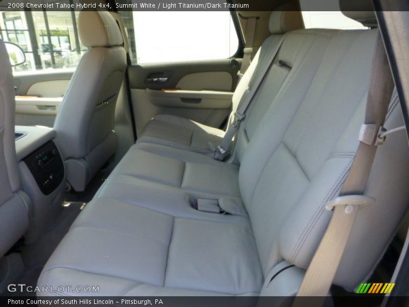 Summit White / Light Titanium/Dark Titanium 2008 Chevrolet Tahoe Hybrid 4x4