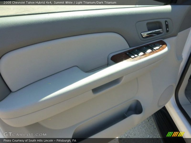 Summit White / Light Titanium/Dark Titanium 2008 Chevrolet Tahoe Hybrid 4x4