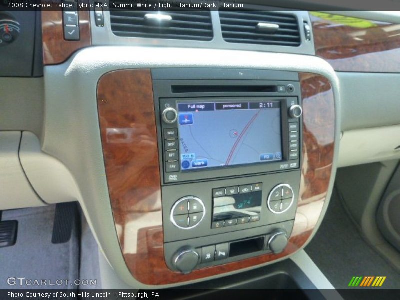 Summit White / Light Titanium/Dark Titanium 2008 Chevrolet Tahoe Hybrid 4x4