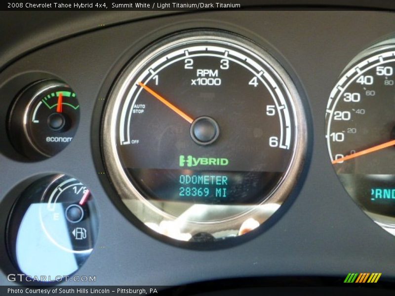 Summit White / Light Titanium/Dark Titanium 2008 Chevrolet Tahoe Hybrid 4x4