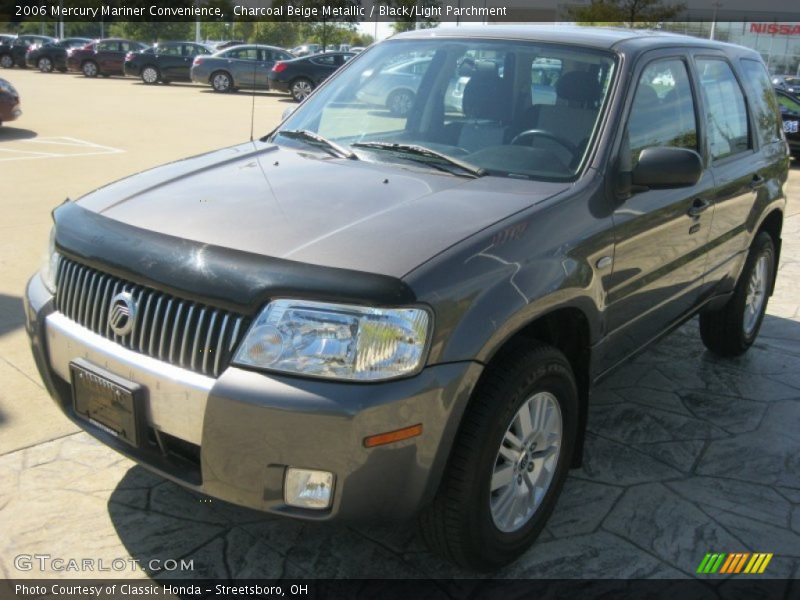 Charcoal Beige Metallic / Black/Light Parchment 2006 Mercury Mariner Convenience