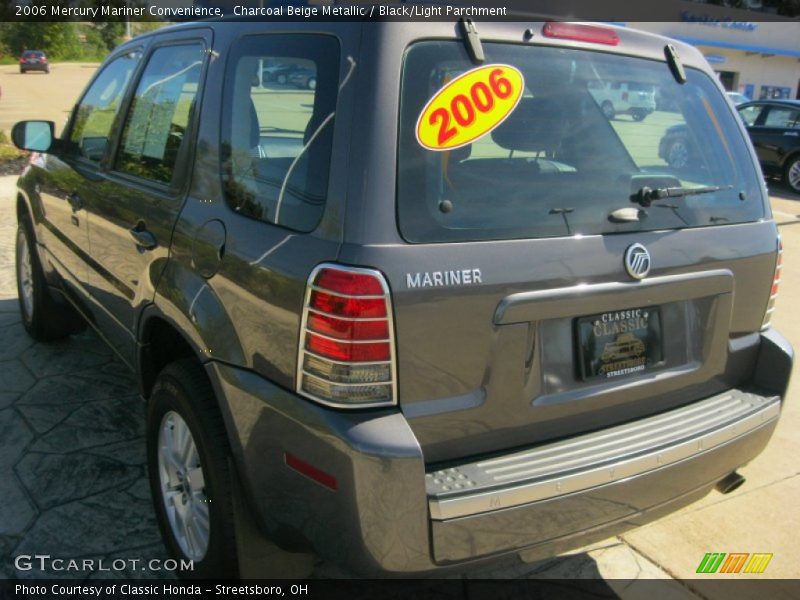 Charcoal Beige Metallic / Black/Light Parchment 2006 Mercury Mariner Convenience