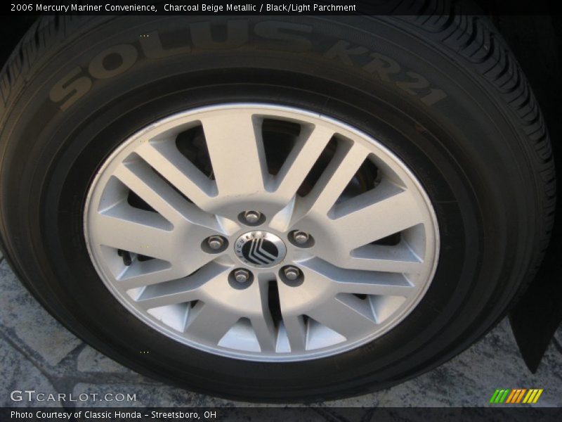 Charcoal Beige Metallic / Black/Light Parchment 2006 Mercury Mariner Convenience