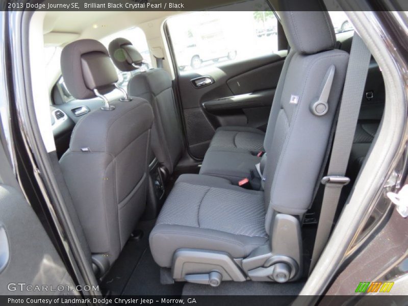 Brilliant Black Crystal Pearl / Black 2013 Dodge Journey SE