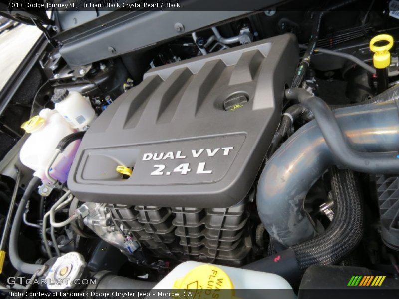 Brilliant Black Crystal Pearl / Black 2013 Dodge Journey SE