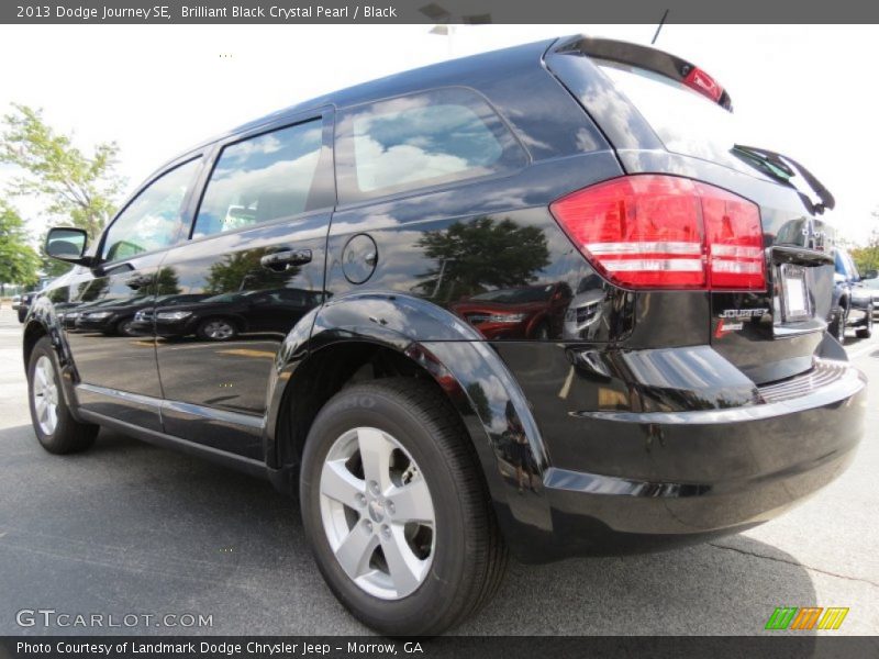 Brilliant Black Crystal Pearl / Black 2013 Dodge Journey SE