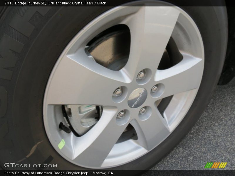 Brilliant Black Crystal Pearl / Black 2013 Dodge Journey SE