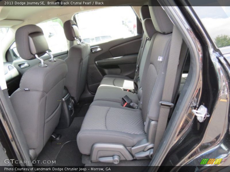 Brilliant Black Crystal Pearl / Black 2013 Dodge Journey SE