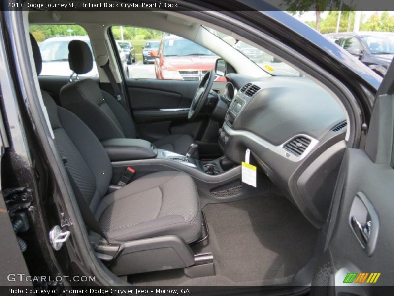 Brilliant Black Crystal Pearl / Black 2013 Dodge Journey SE