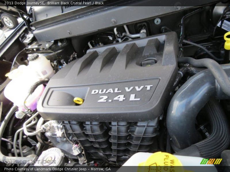 Brilliant Black Crystal Pearl / Black 2013 Dodge Journey SE