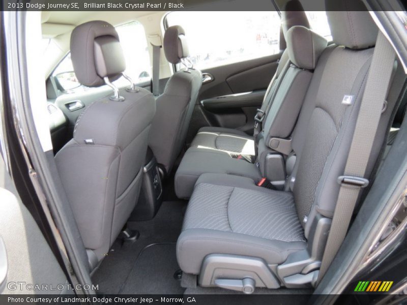Brilliant Black Crystal Pearl / Black 2013 Dodge Journey SE