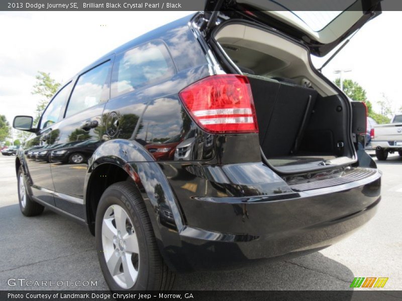 Brilliant Black Crystal Pearl / Black 2013 Dodge Journey SE