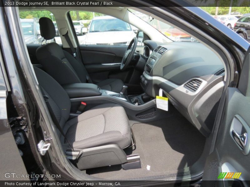 Brilliant Black Crystal Pearl / Black 2013 Dodge Journey SE