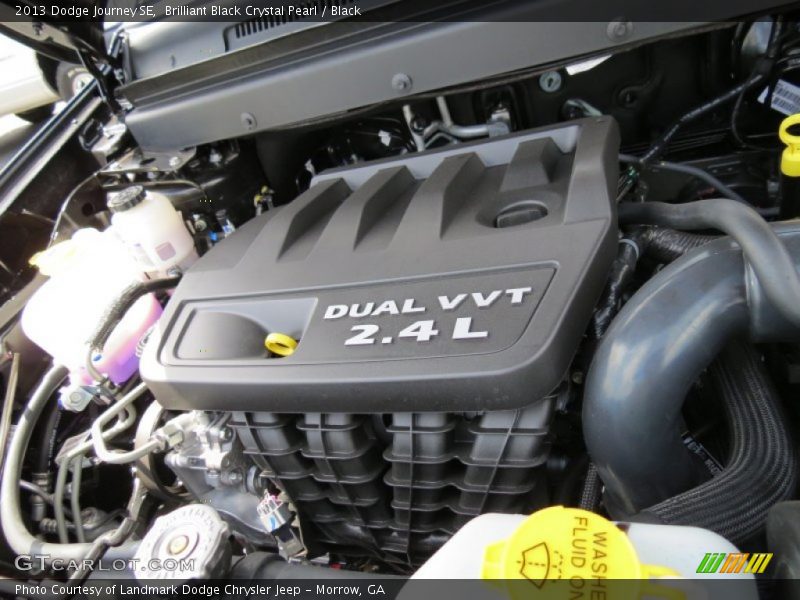Brilliant Black Crystal Pearl / Black 2013 Dodge Journey SE