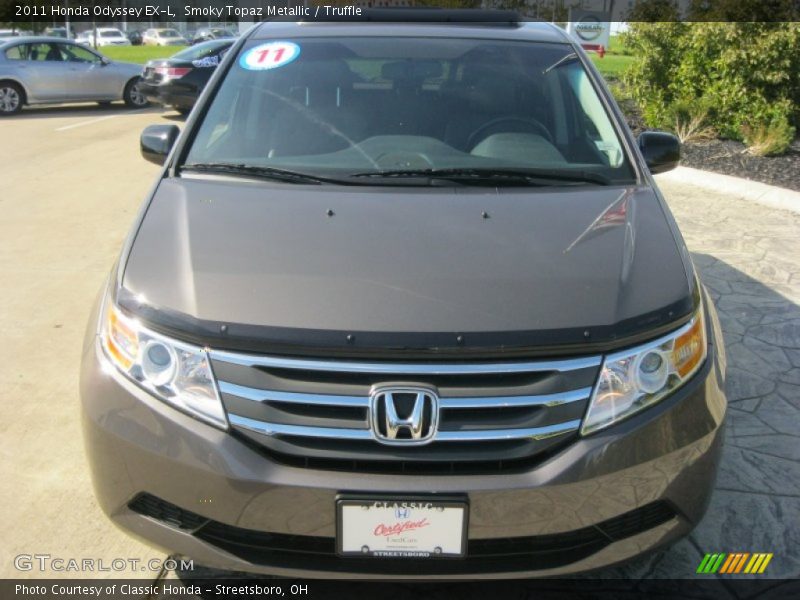 Smoky Topaz Metallic / Truffle 2011 Honda Odyssey EX-L