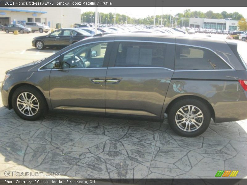 Smoky Topaz Metallic / Truffle 2011 Honda Odyssey EX-L