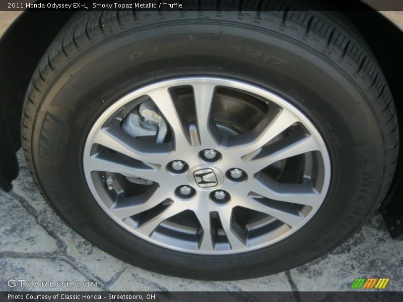 Smoky Topaz Metallic / Truffle 2011 Honda Odyssey EX-L