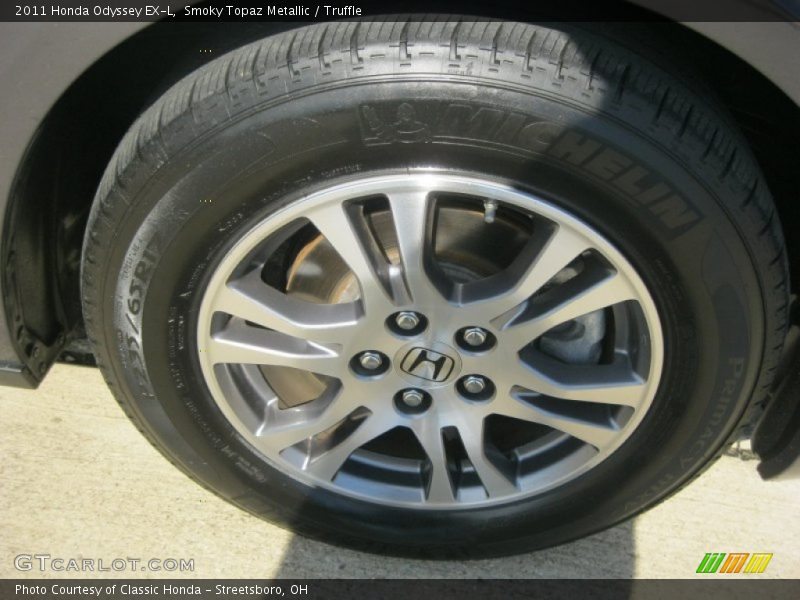 Smoky Topaz Metallic / Truffle 2011 Honda Odyssey EX-L