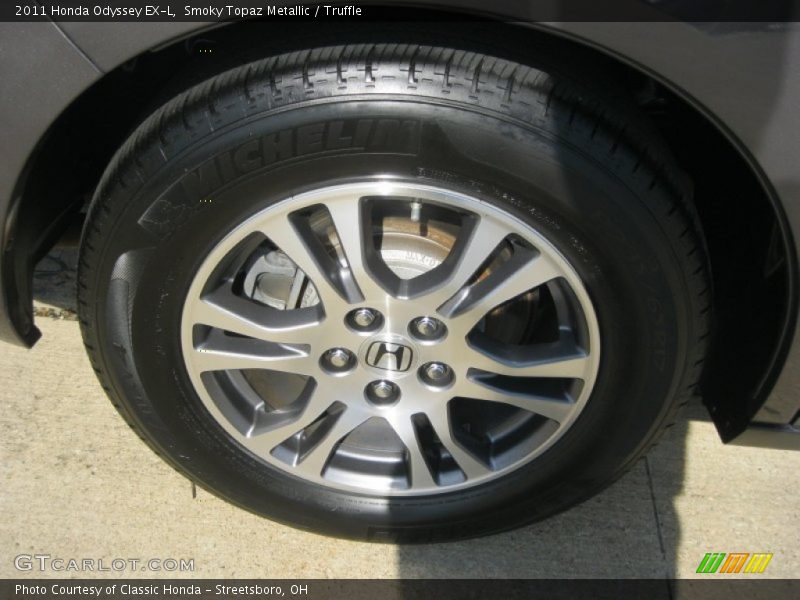 Smoky Topaz Metallic / Truffle 2011 Honda Odyssey EX-L