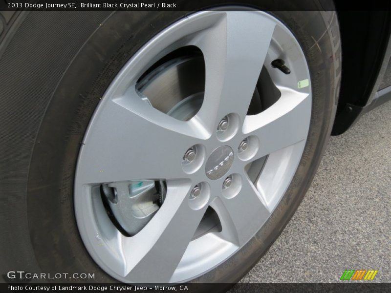 Brilliant Black Crystal Pearl / Black 2013 Dodge Journey SE